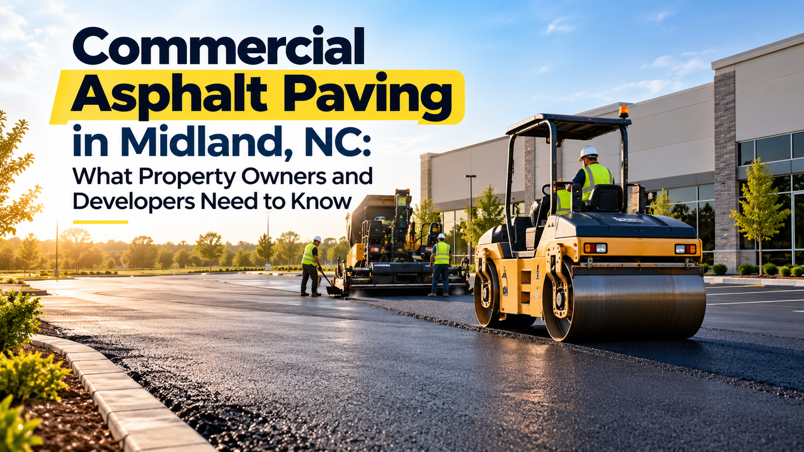 Commercial Asphalt Paving in Midland, NC: What Property Owners and Developers Need to Know
